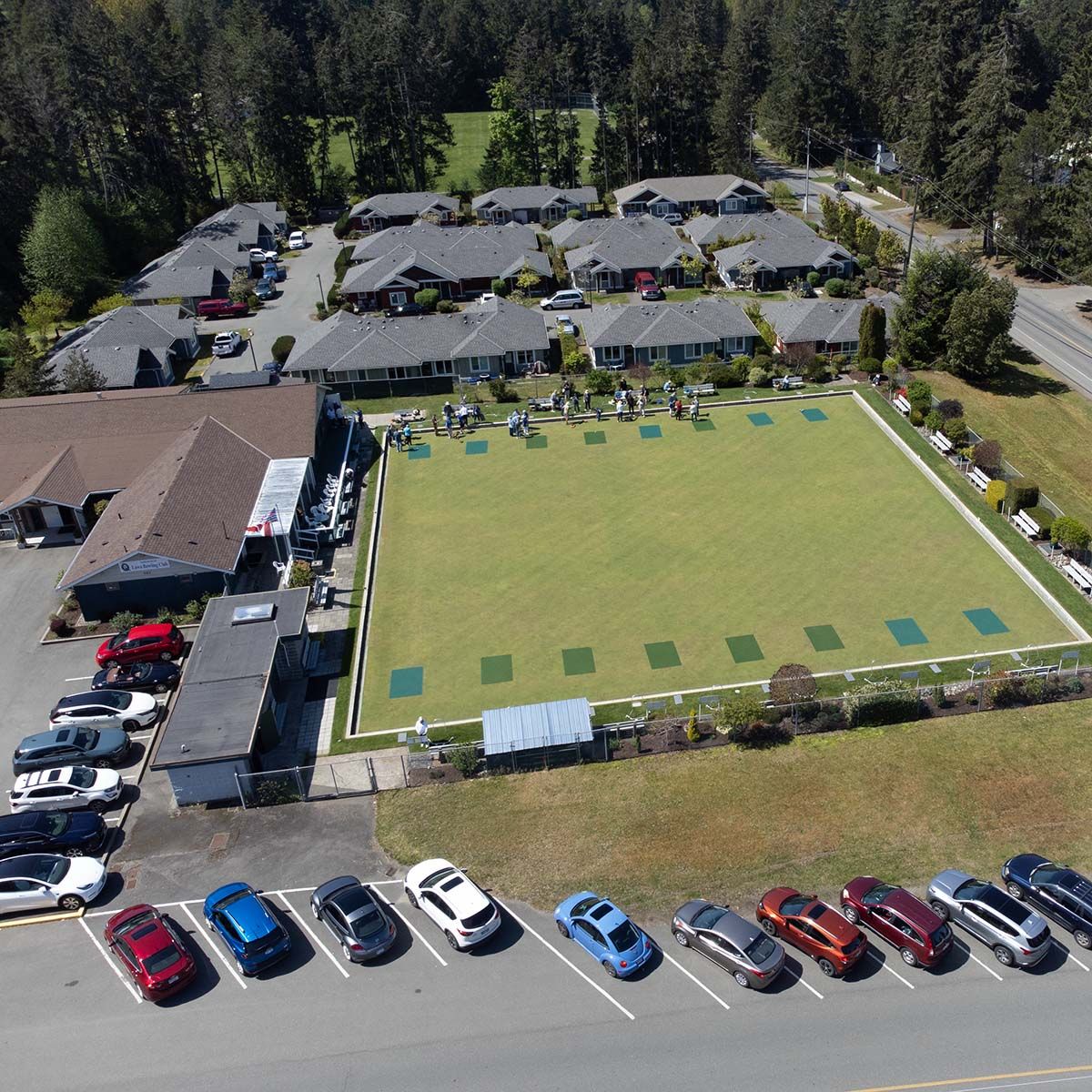 Qualicum Beach Lawn Bowling location
